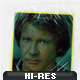 Kelloggs Han Solo Sticker