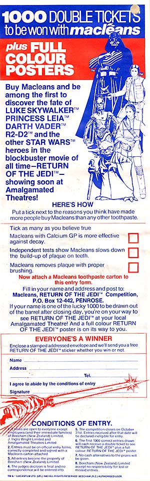 Entry Form Back
